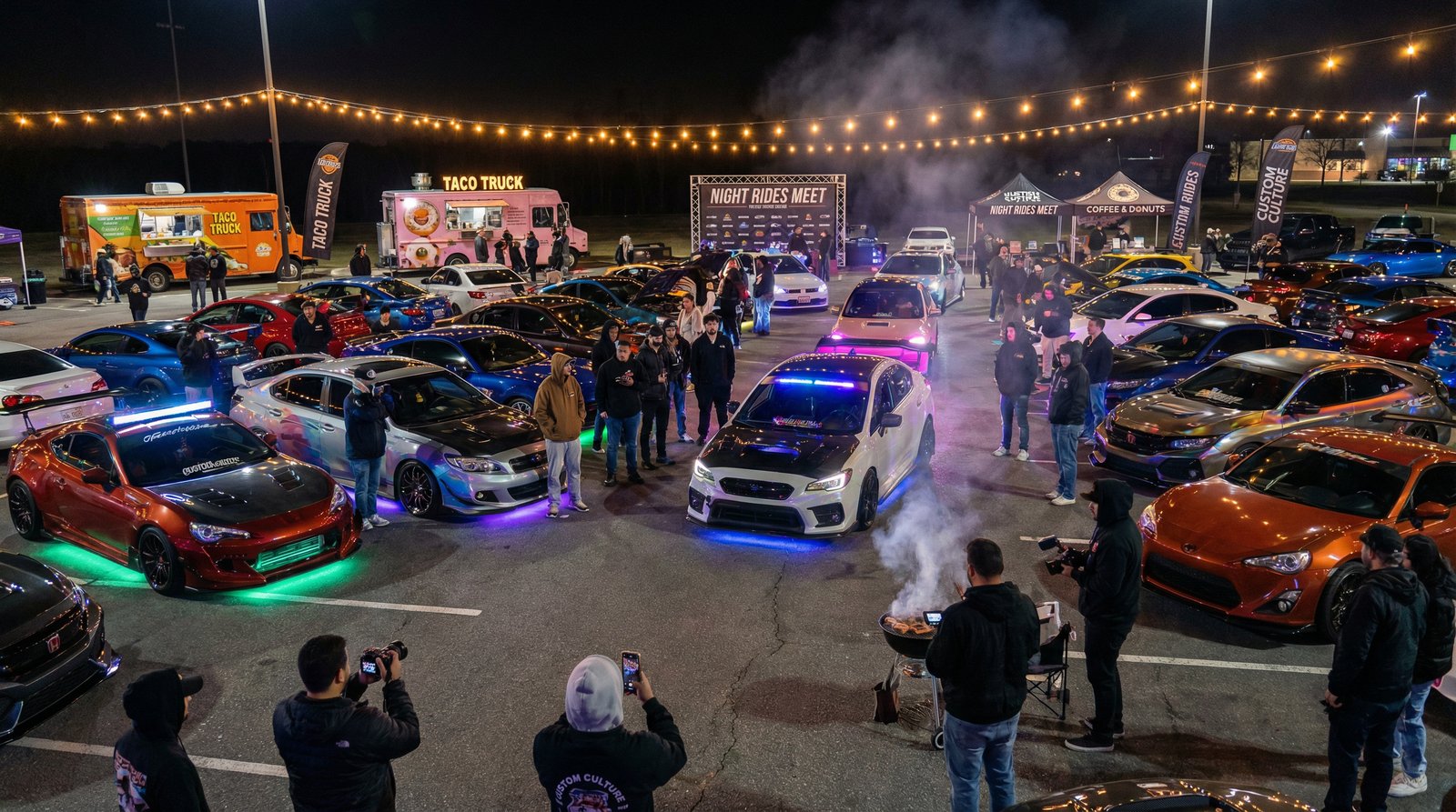 黄色仓库跑车聚会视频